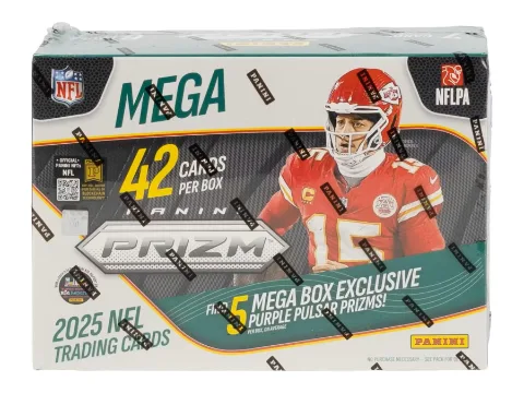 Panini Prizm H2 Football 2025 Mega Box cover