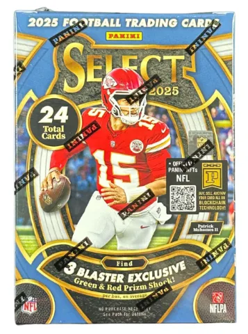 Panini Select H2 Football 2025 Blaster cover