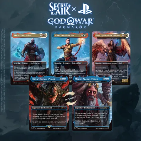 MTG - Secret Lair PlayStation Super Drop God of War: Redemption Regular thumbnail 1