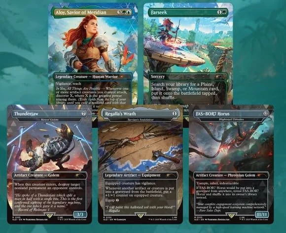 MTG - Secret Lair PlayStation Super Drop Horizon Zero Dawn: Huntress and the Machines Regular