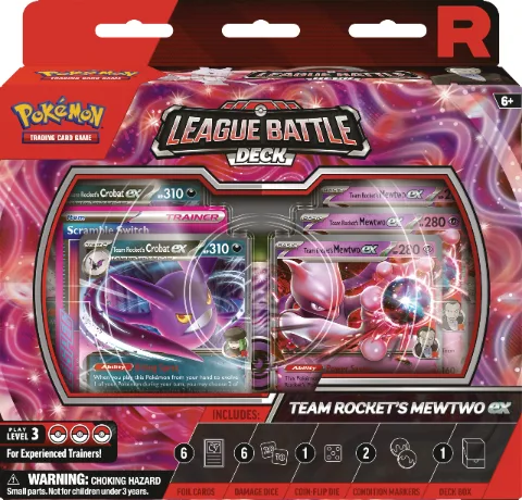 Pokemon - League Battle Deck Team Rocket's Mewtwo EX thumbnail 1