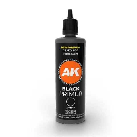 AK Interactive 3G Primer Black 100ml thumbnail 1