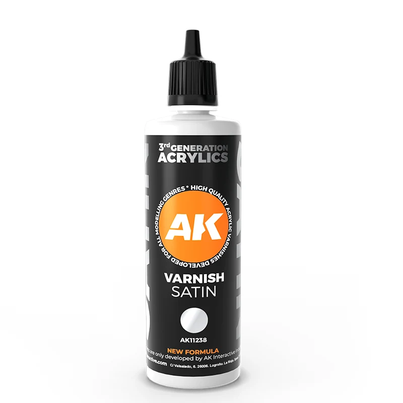 AK Interactive 3G Satin Varnish, 100ml