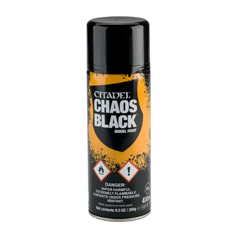 Citadel Chaos Black Spray Paint thumbnail 1