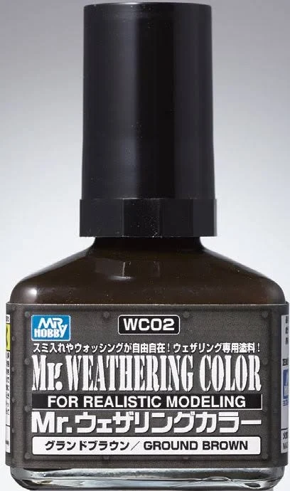 Mr. Hobby Mr. Weathering Color - Ground Brown - 40ml
