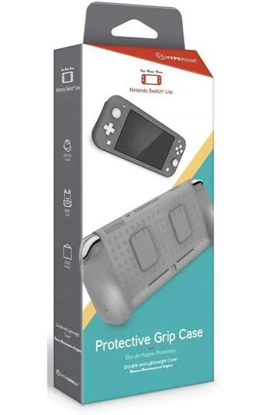 Nintendo Switch - Hyperkin Protective Grip Case for Nintendo Switch Lite - Gray