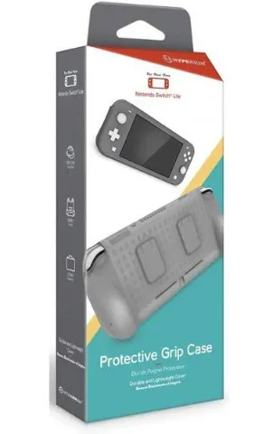 Nintendo Switch - Hyperkin Protective Grip Case for Nintendo Switch Lite - Gray thumbnail 1