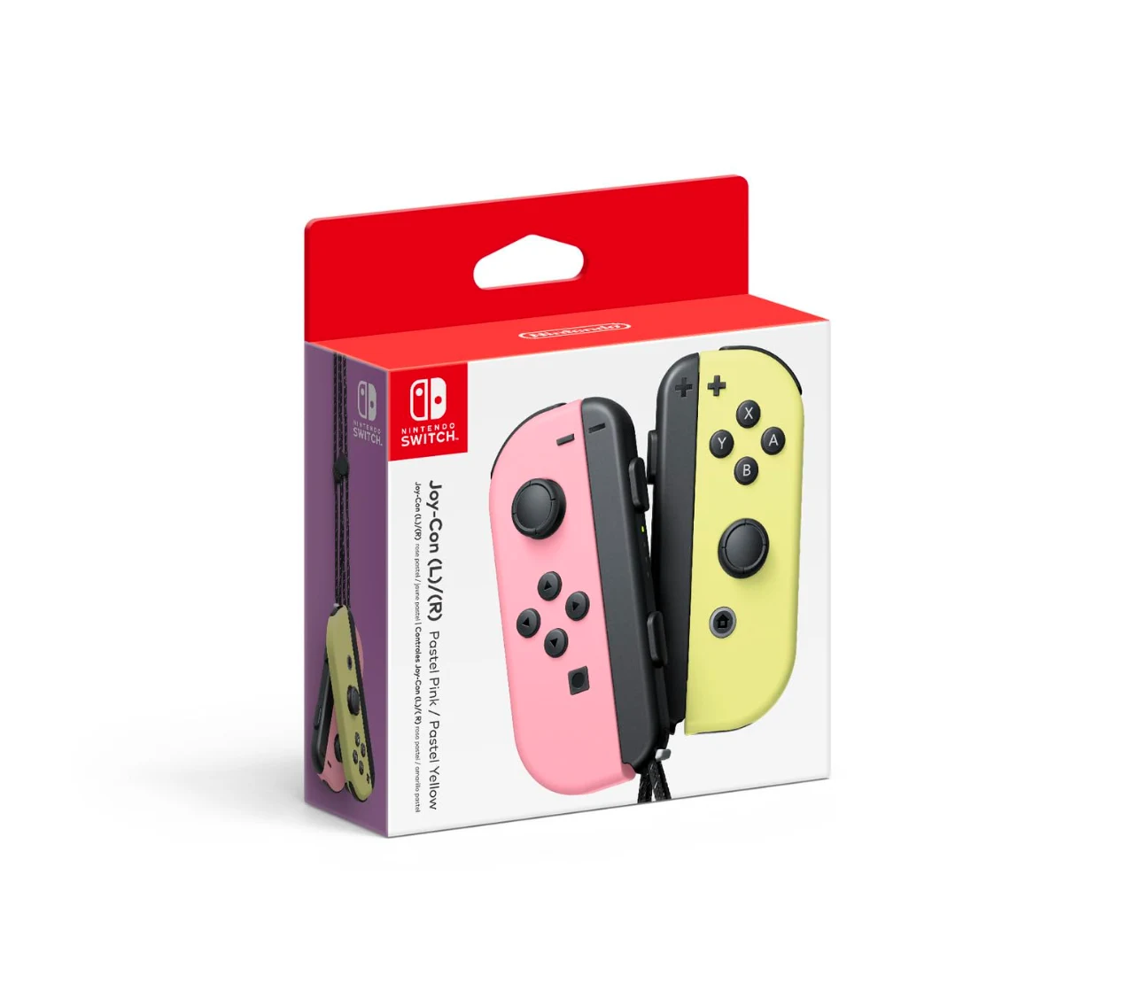 Nintendo Switch - Joy-Con Controller 2-Pack - Pastel Pink/Pastel Yellow