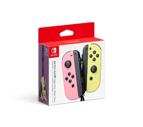 Nintendo Switch - Joy-Con Controller 2-Pack - Pastel Pink/Pastel Yellow thumbnail 1