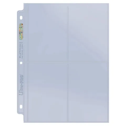 Ultra Pro 4-Pocket Page 3.5" x 5.25" 100-Count thumbnail 1