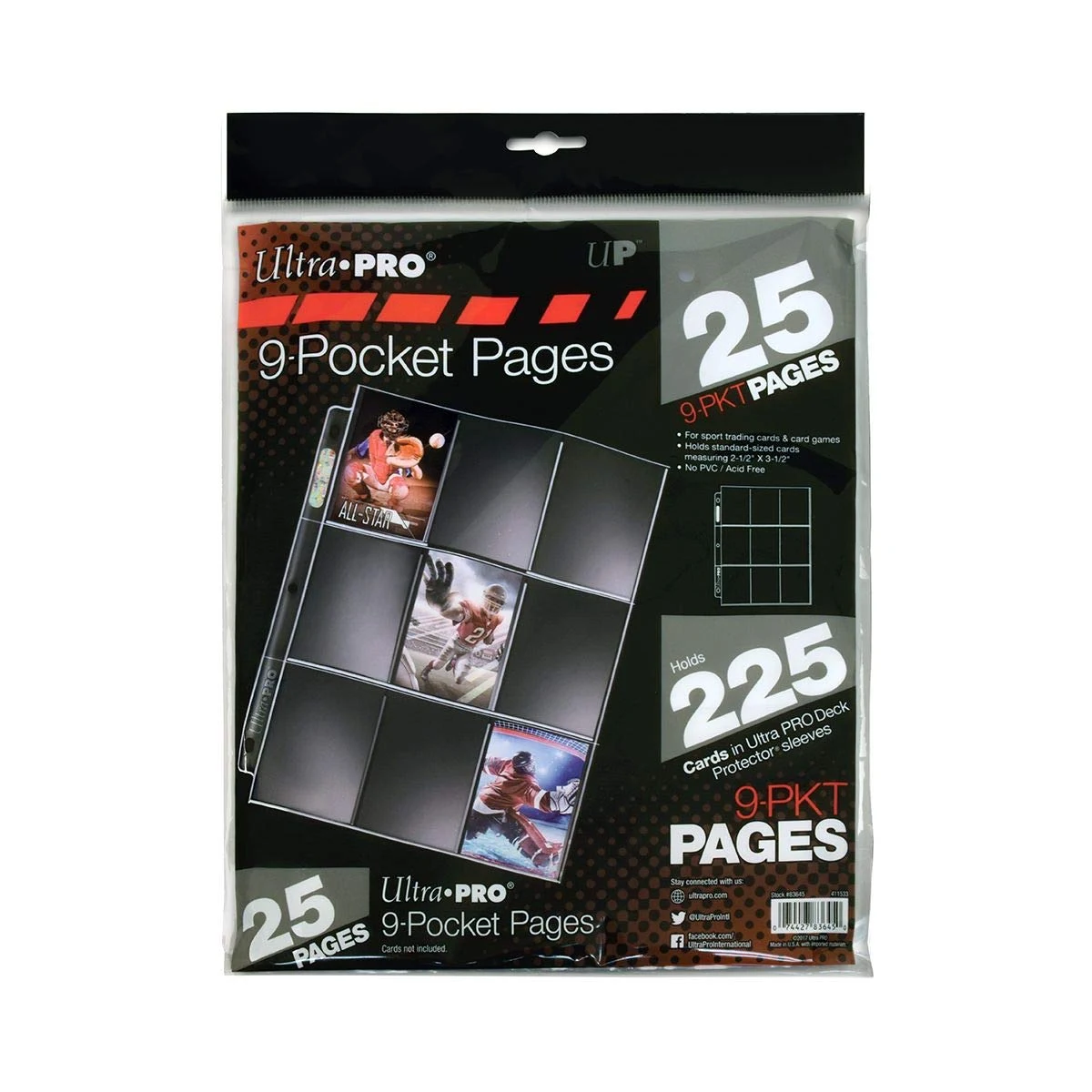 UP Page 9 Pocket Silver 25ct Pack