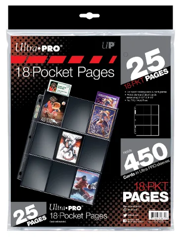 UP Pages 18 Pockets Silver Series 25ct thumbnail 1