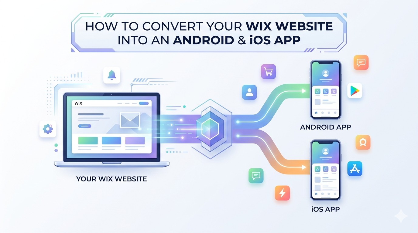 How to Convert Your Wix Website into an Android and iOS App (Complete Guide)