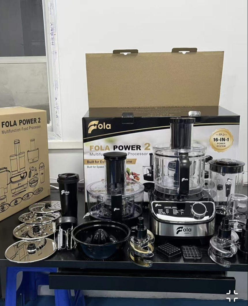 Fola Power 2 Multifunction Food Processor – 16-in-1 System
