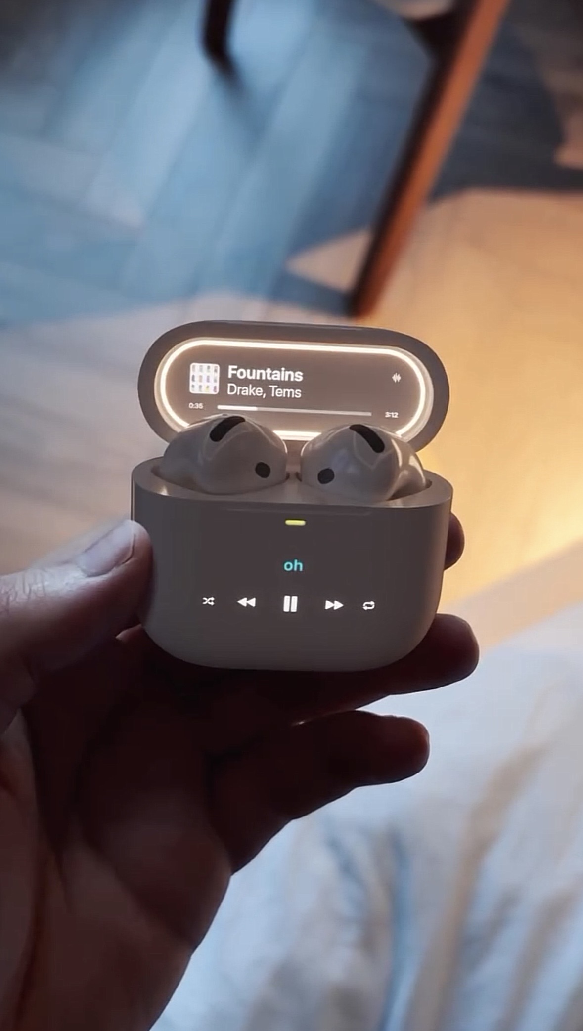 Smart Touchscreen TWS Earbuds (Polka Dot Edition) — Main
