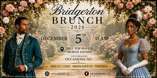 Bridgerton Brunch 2026 - Order online from Occasion767
