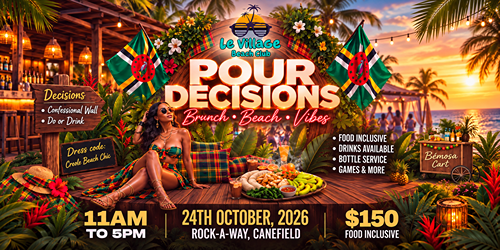 Pour Decisions Beach Brunch - Order online from Le Village Beach Club 
