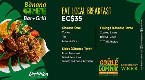 Gouté Domnik Restaurant Week - Order online from Banana Tree Restaurant