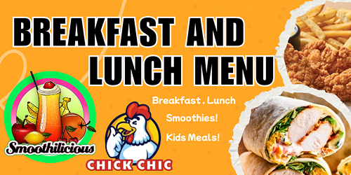 Breakfast And Lunch Menu! - Order online from Fusion
