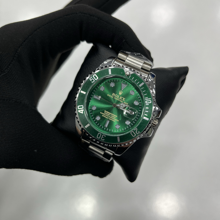 Premium Green Dial – Gold & Steel İkonik Seri Erkek Saati