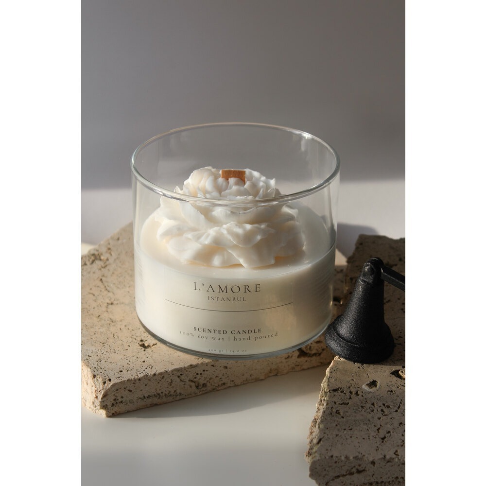 La’Fleur 400 gr Şakayıklı Soya Mumu