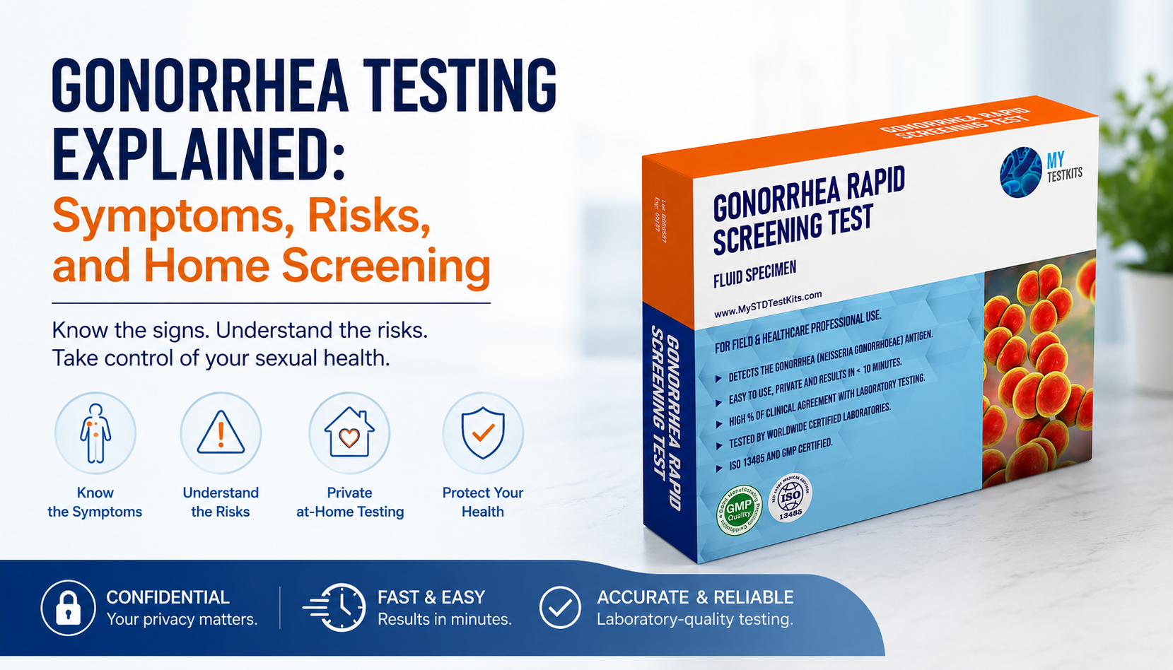 Gonorrhea Testing Explained: Symptoms, Risks, and Home Screening