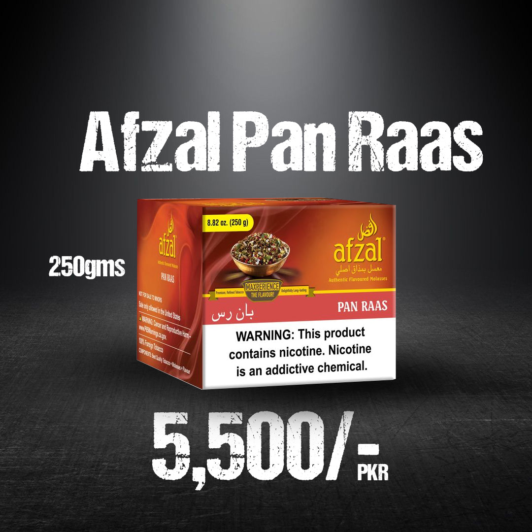 Afzal Pan Raas Traditional Herbal Flavour 500g Rod Value