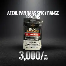Afzal Pan Rass Spicy Range Herbal Flavour 120g Bold Blend