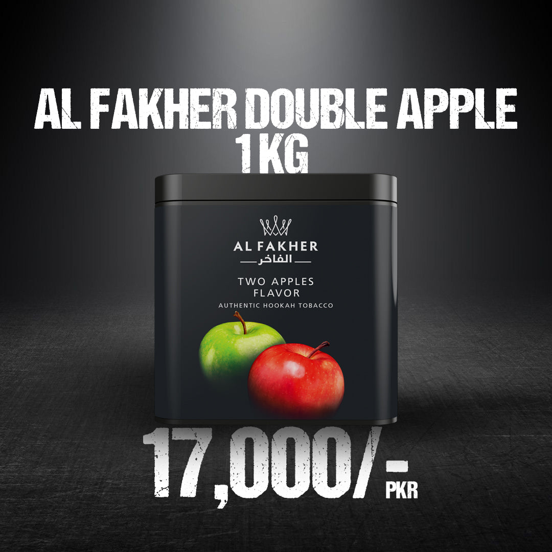 Al Fakher Double Apple Iconic Herbal Flavour 1kg Bulk