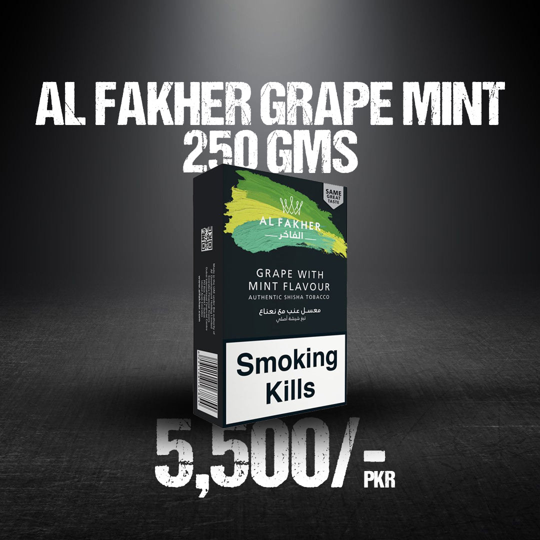 Al Fakher Grape Mint 250G Juicy Fruity Water Pipe Herbal