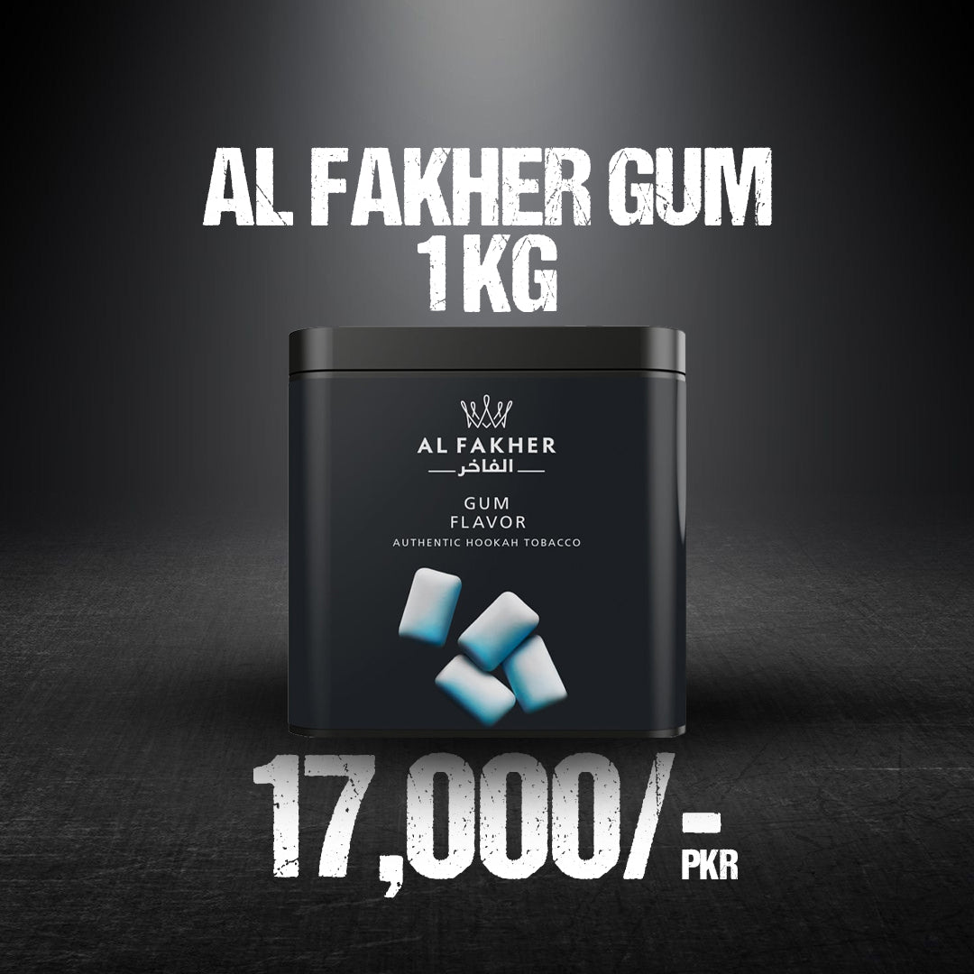 Al Fakher Gum Bubble Gum Premium Herbal Flavour Fun and Sweet 1 KG