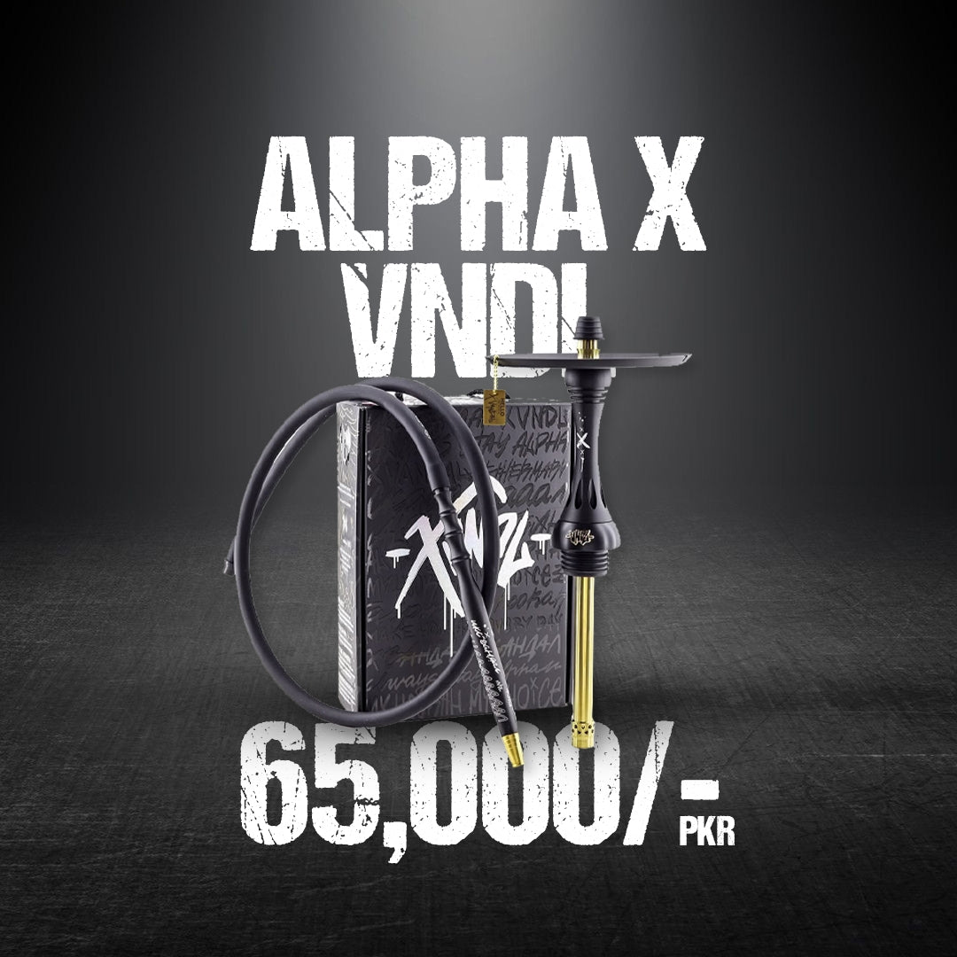 Alpha X VNDI Water Pipe Enhanced Airflow and Flavor Retention