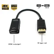 DisplayPort to HDMI Converter Adapter DP Male to HDMI Female