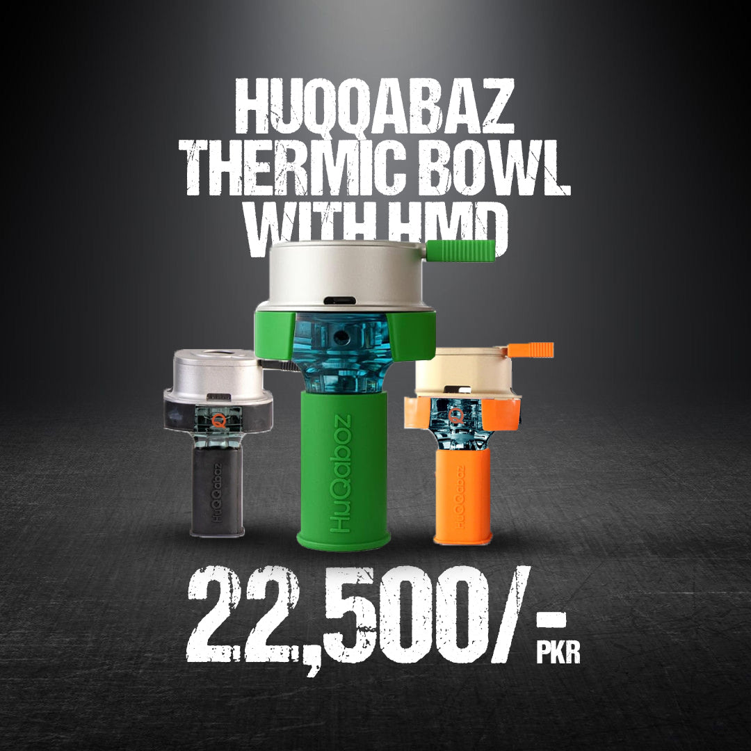 Huqqabaz Thermic Bowl with Integrated HMD for Water Pipes