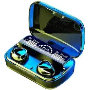 M10 TWS Wireless Earbuds Bluetooth 5.1 IPX7 LED Charging Case