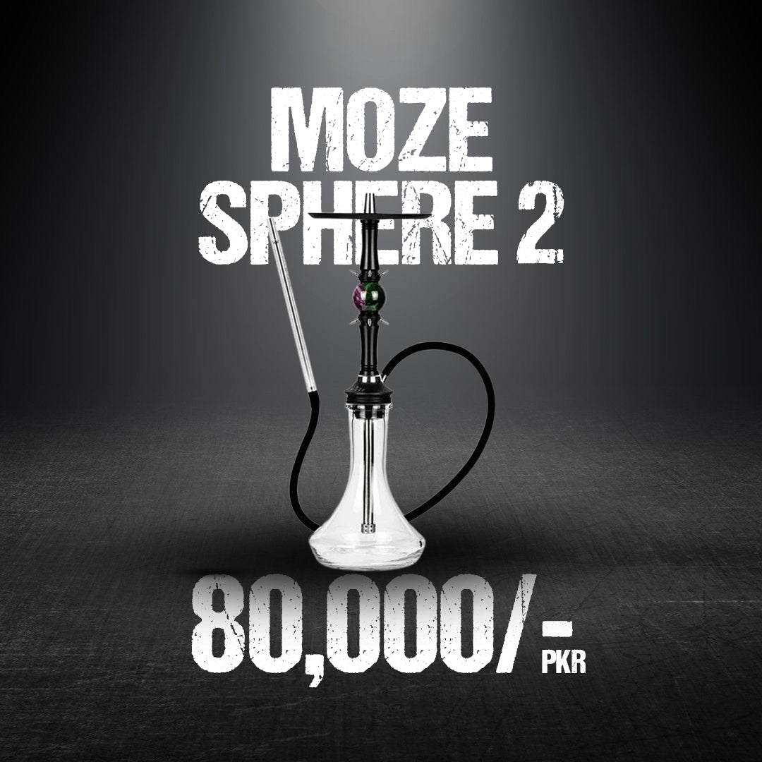 Moze Sphere 2 Premium Glass Water Pipe Modern Design