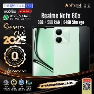 Realme Note 60x 8GB RAM 64GB 5000mAh 6.74 Inch Display