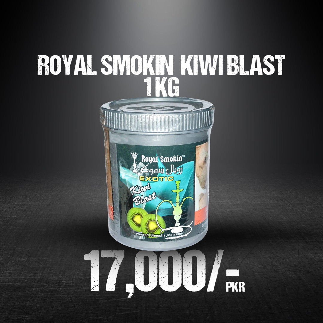 Royal Smokin Kiwi Blast 1KG Large Pack Water Pipe Herbal