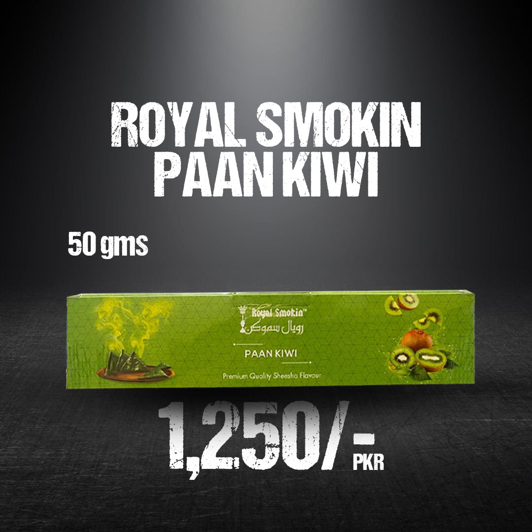 Royal Smokin Paan Kiwi Herbal Flavour Bold Fusion Blend 50g