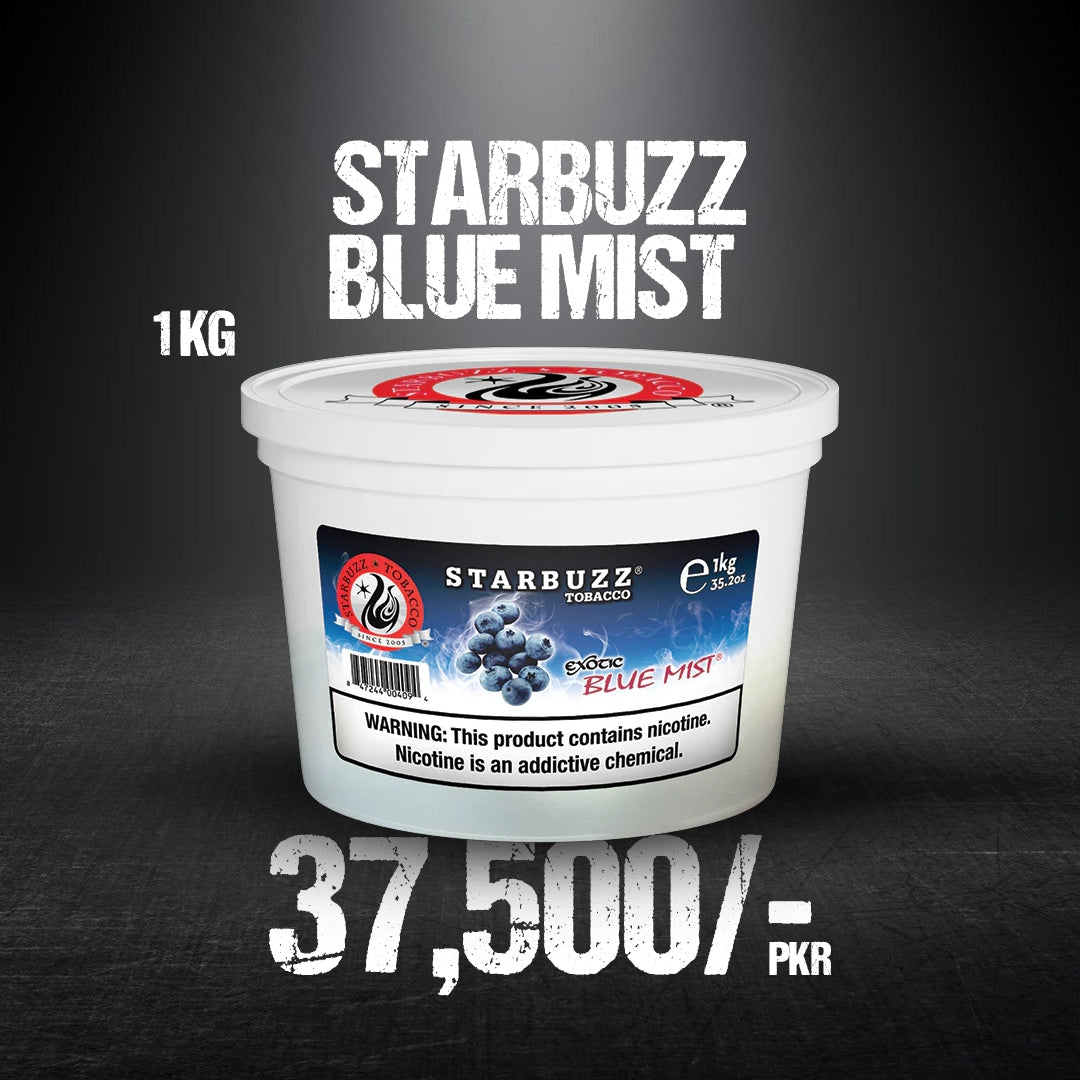 Starbuzz Blue Mist Premium Blueberry Mint Herbal Flavour 1 KG