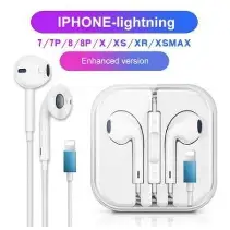 Wired Lightning Connector Handsfree for iPhone High Bass Sound