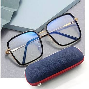 Big Frame Anti Blue Light Glasses With Casing