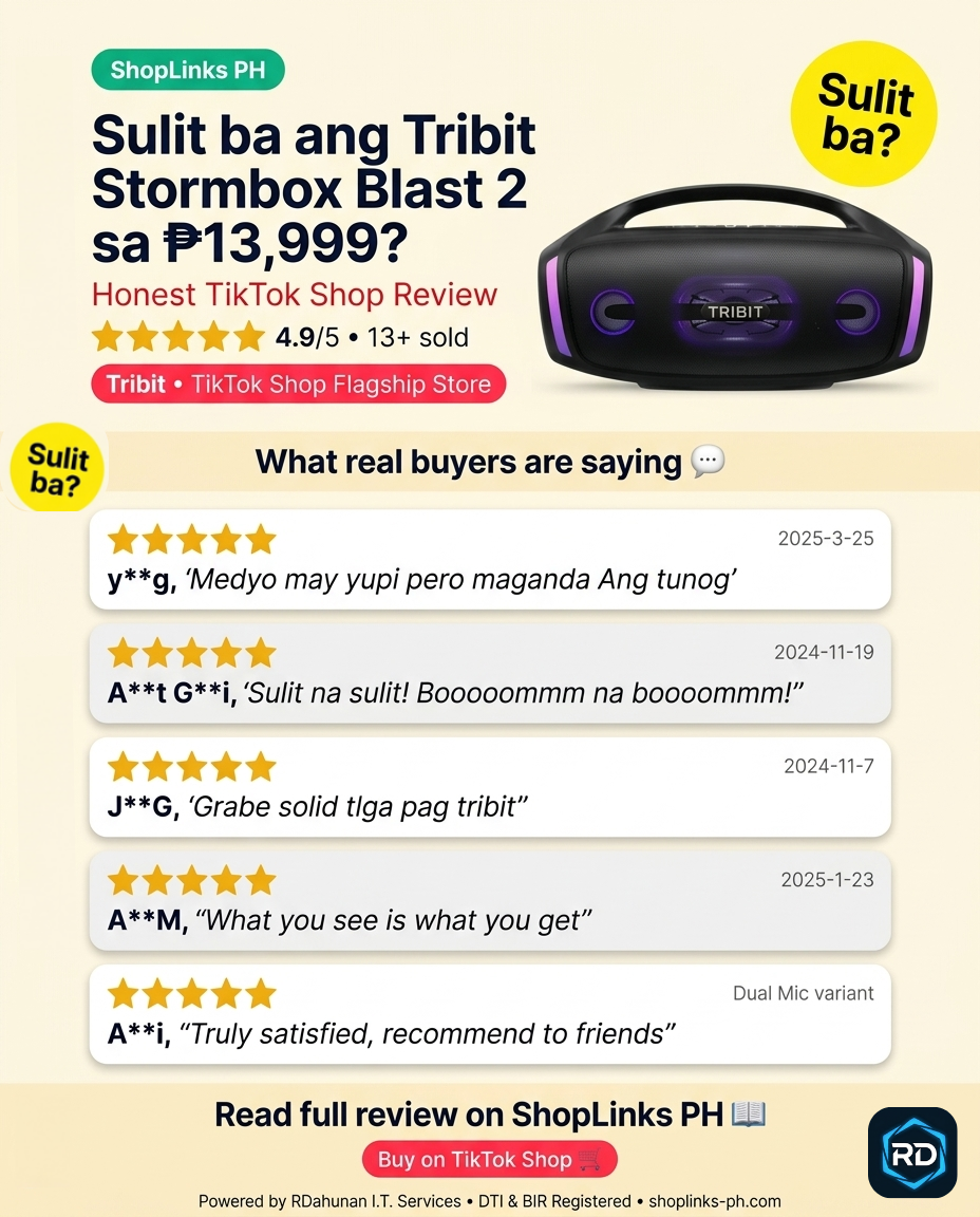 Tribit Stormbox Blast 2 — product image