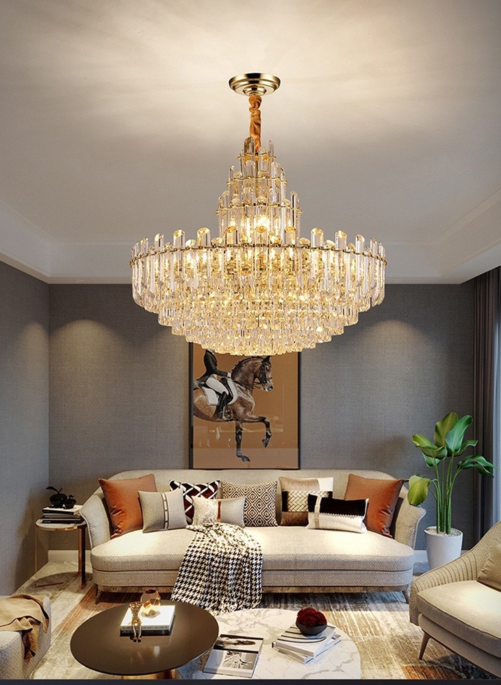 Traditional Clear Crystal chandelier Bulb for Hallway