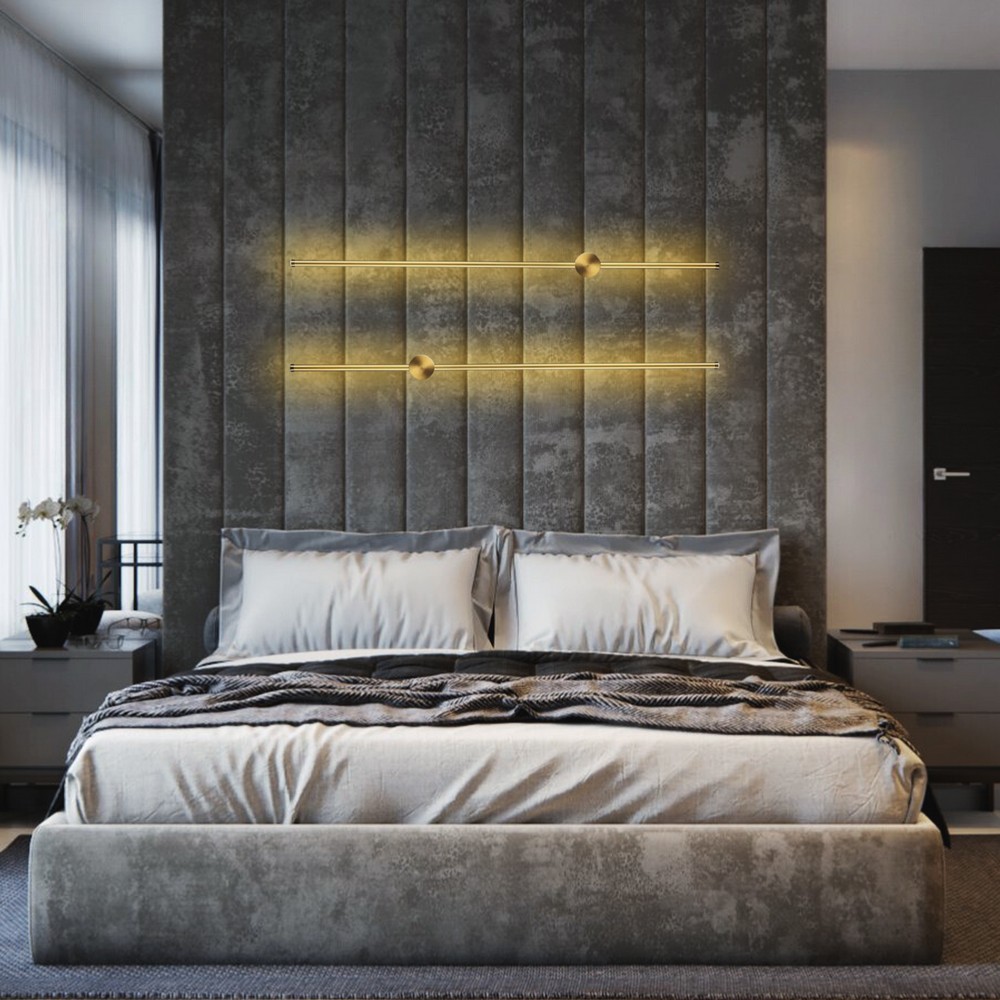 Modern Style Black L.E.D wall Sconce