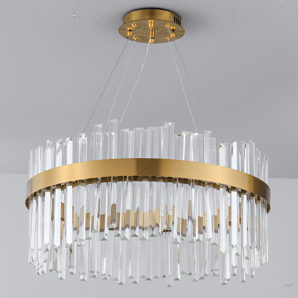 Cutting-edge Luxurious Crystal Round -∅60cm Chandelier