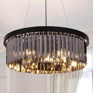 Modern large crystal-55cm chandelier