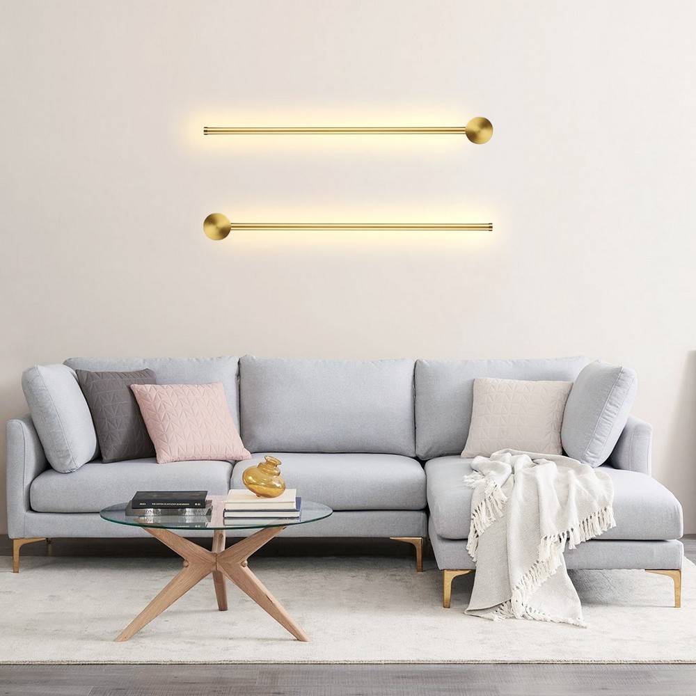 Modern Style Black L.E.D wall Sconce