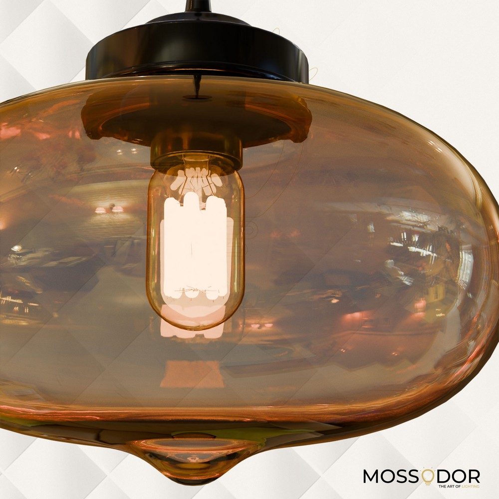 Zorana- Modern Glass 27cm-Pendant Light