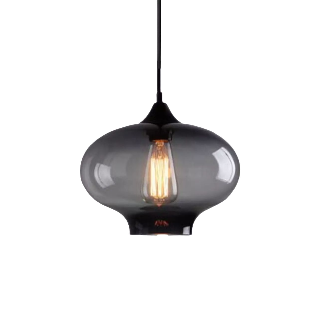 Velora-Easy Fit Coloured Glass 28cm-Pendant Light